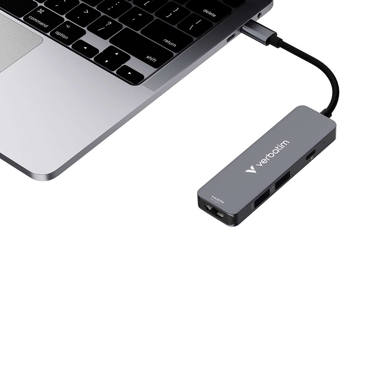 Hub Multipuerto Verbetim USB-C 4 Puertos